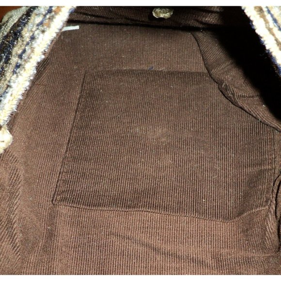 1970s WOVEN Nubby Flap SHOULDER BAG  Turquoise in BUTTON - Picture 7 of 7